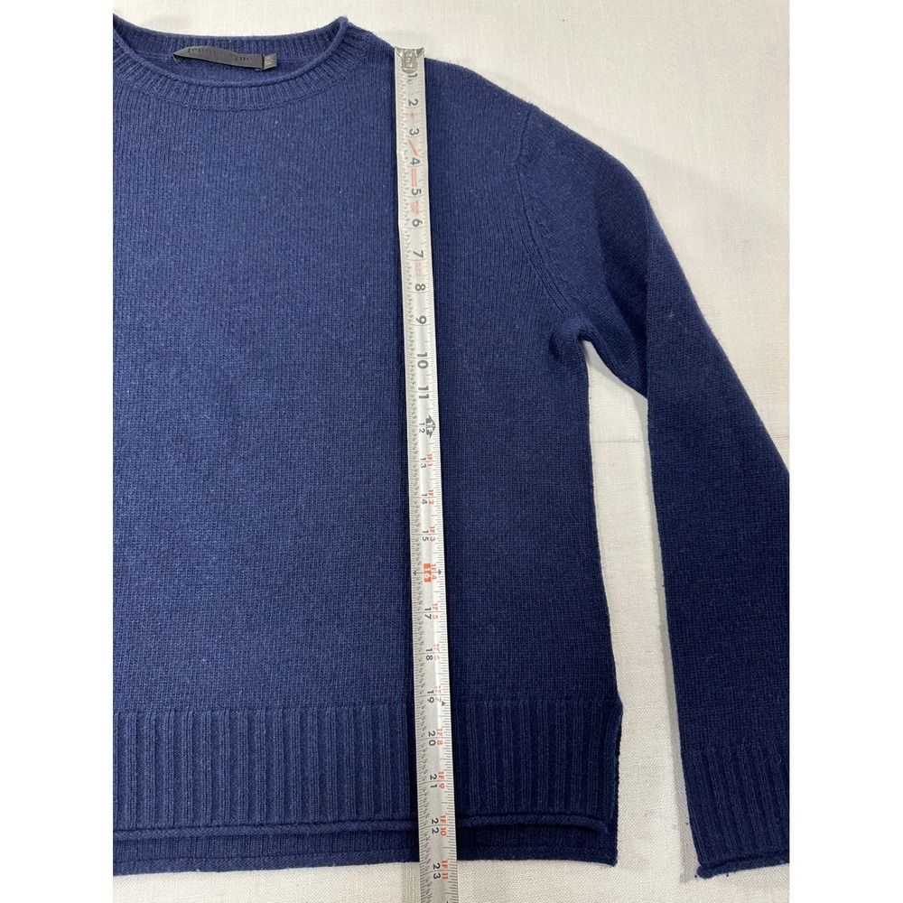 Jenni‎ Kayne Navy Blue Wool Cashmere Blend Crewneck Sweater XS - Picture 5 of 9